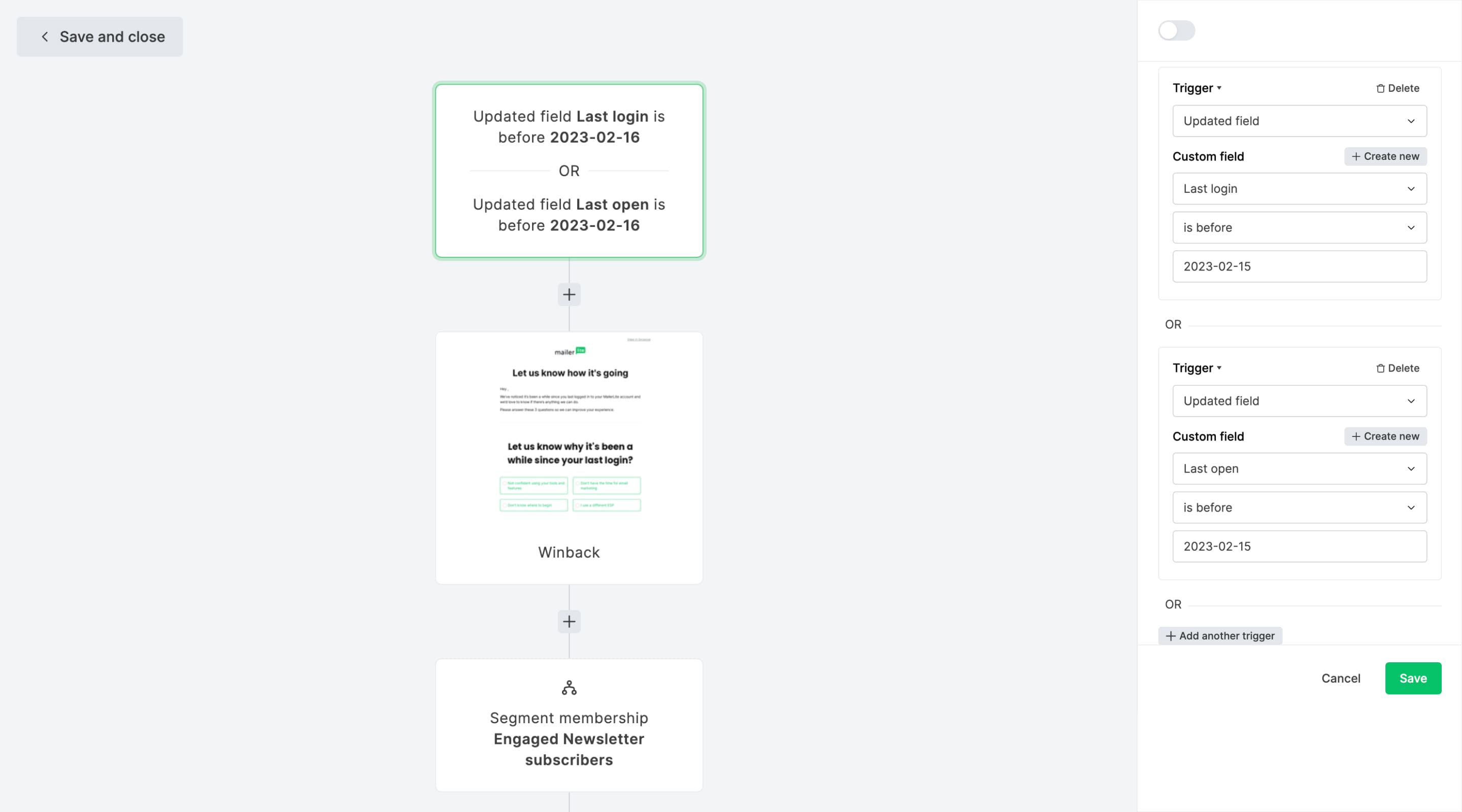 Multiple Triggers in Automations