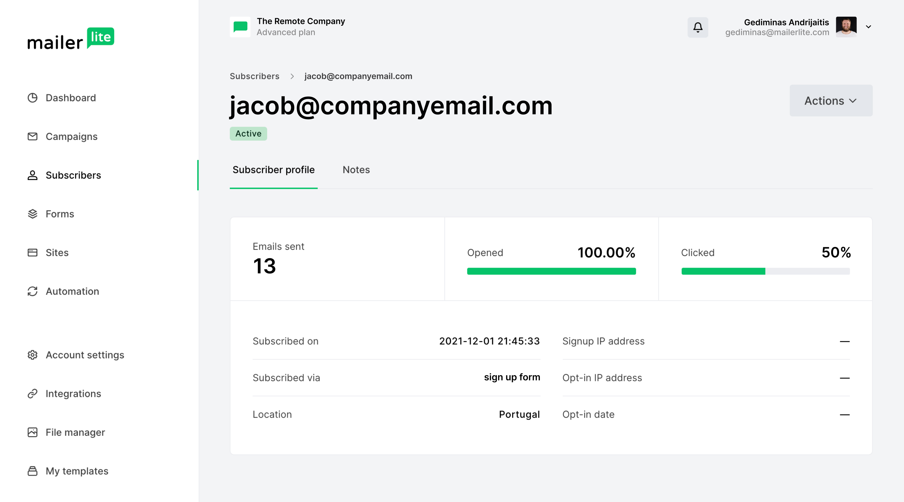 Subscriber Management